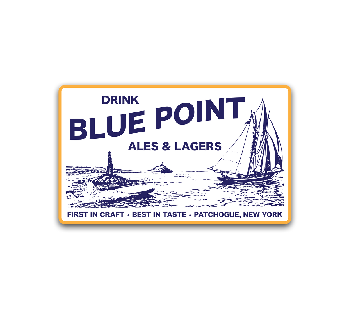 Blue Point X Old Soldier Sticker Blue Point Brewing Company
