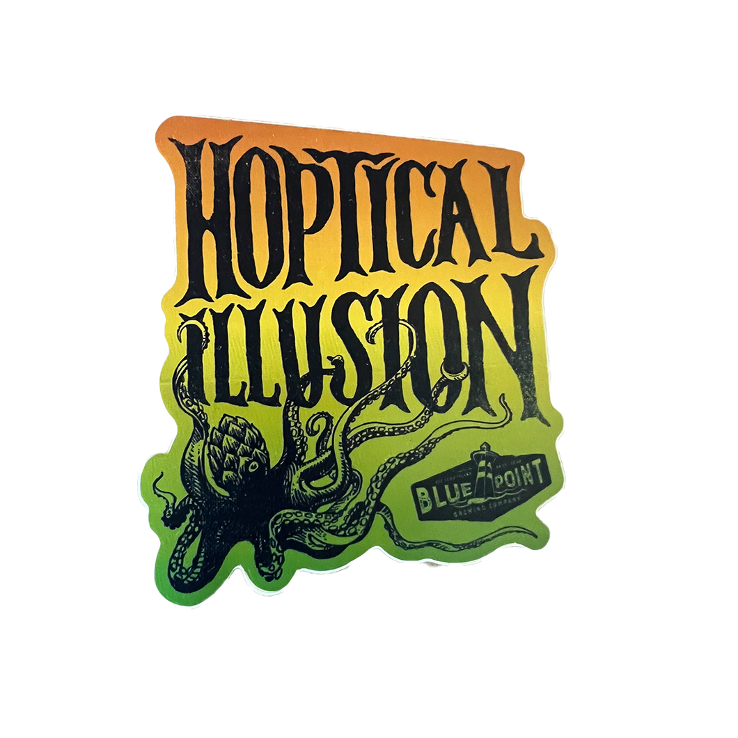 Vintage Hoptical Illusion Sticker
